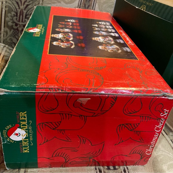 Kurt S Adler Christmas Chess Set. Used and loved - Picture 7 of 16